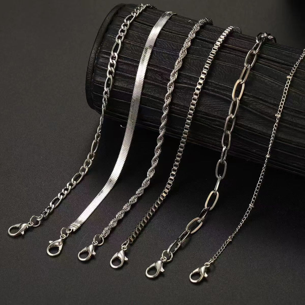 Womens Set Multi-layer Chain Minimalist Bracelet