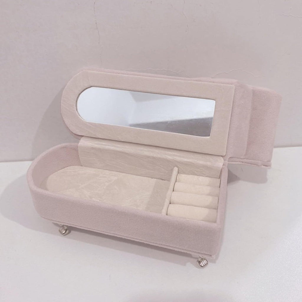 Elegant Openable Sofa Jewelry Box for Stylish Earring and Necklace Storage