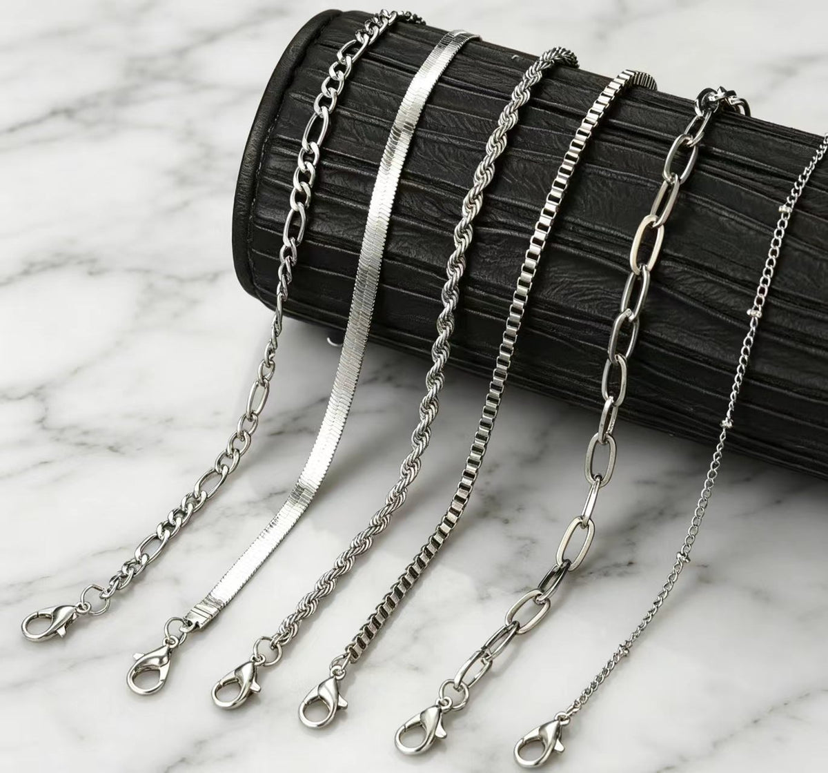 Womens Set Multi-layer Chain Minimalist Bracelet