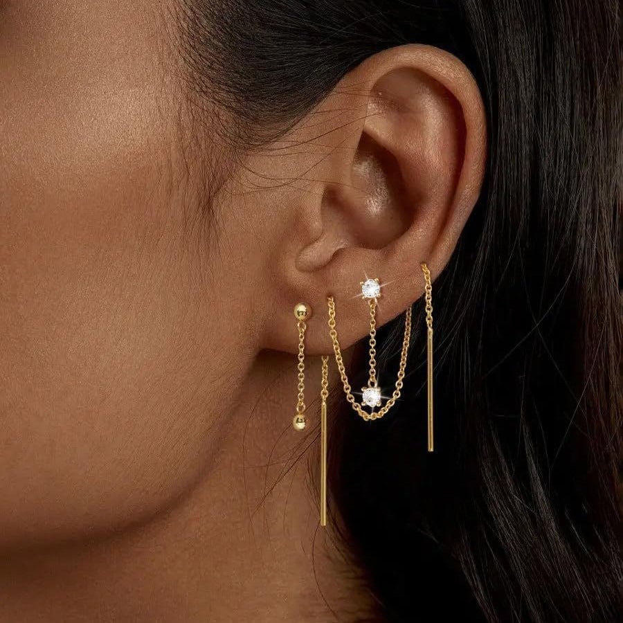 Tassel Earring Set (3-Piece)