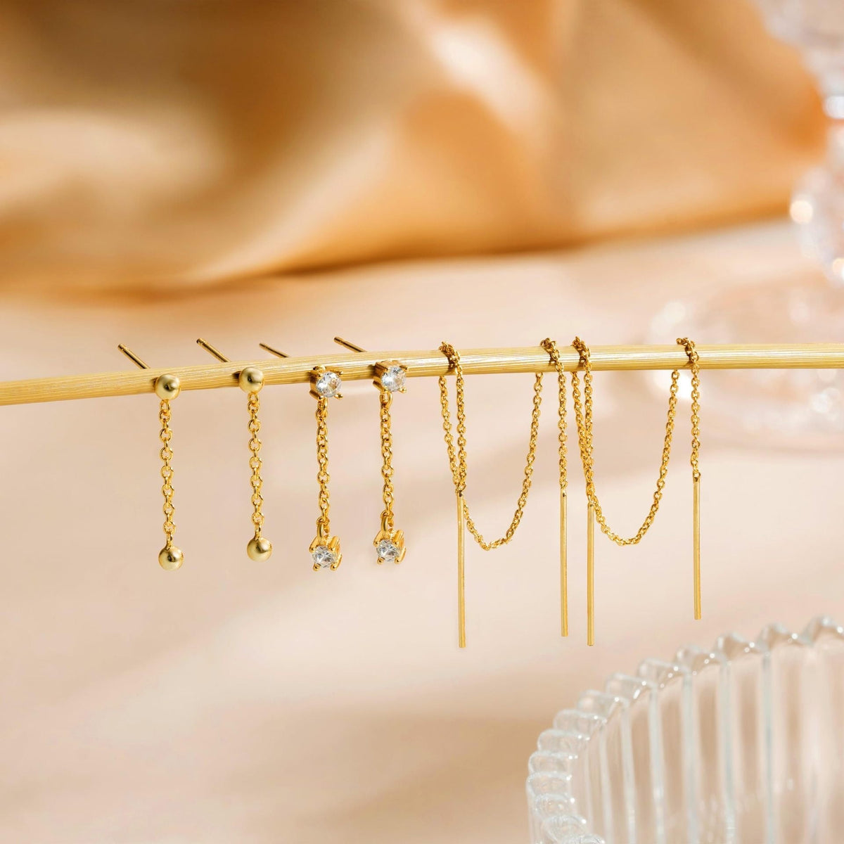 Tassel Earring Set (3-Piece)