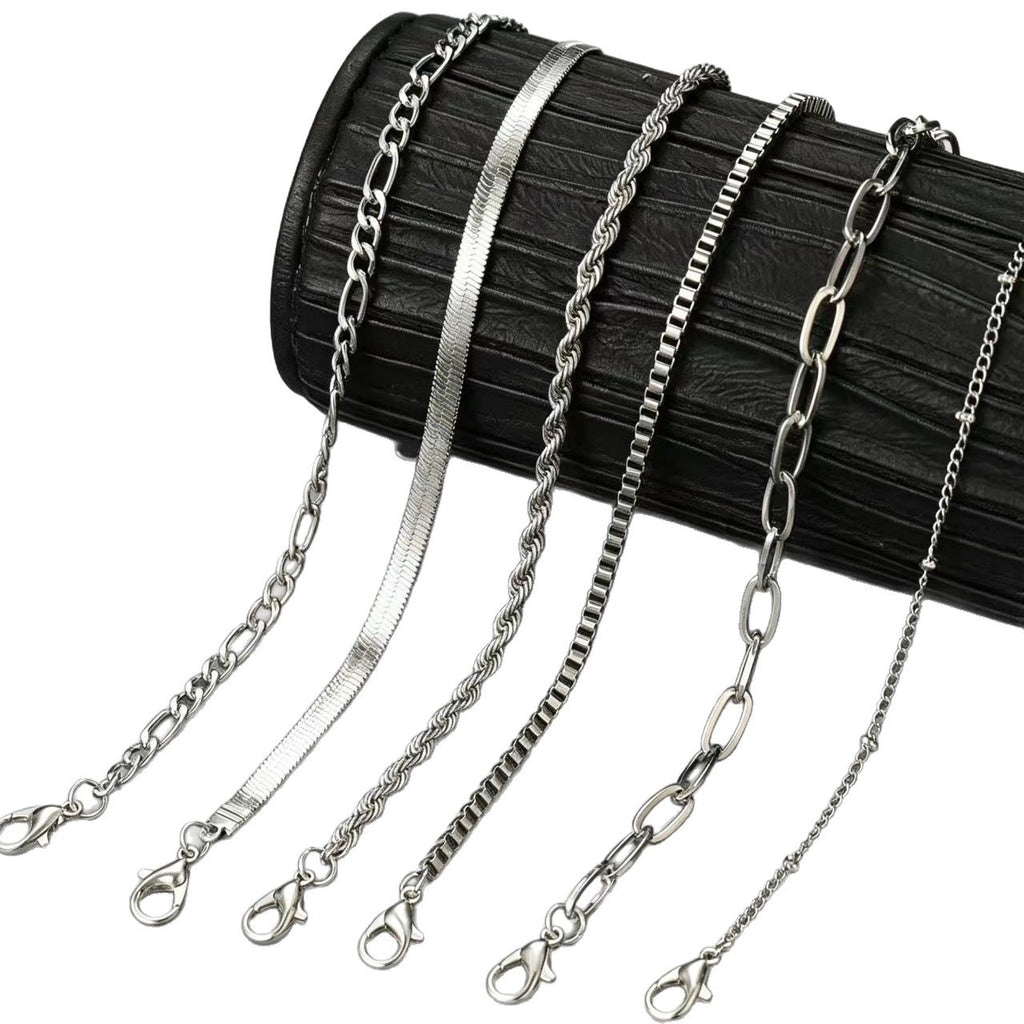 Womens Set Multi-layer Chain Minimalist Bracelet